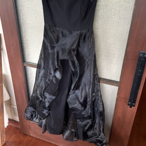 Hutch Ember Strapless Jumpsuit in Black Stretch Crepe/Organza size 6 Sold out - Picture 11 of 13